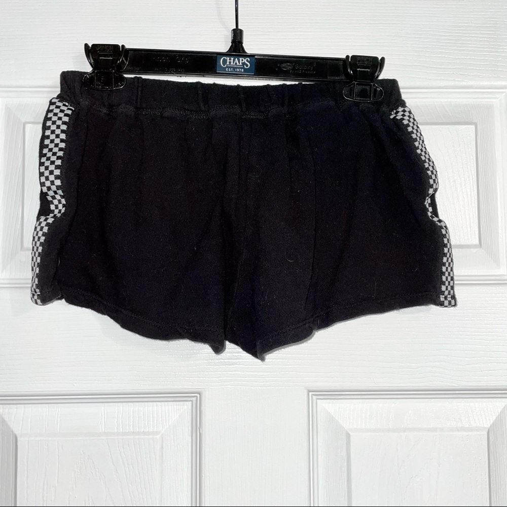 Trendy and Comfy Checkered Side Stripe Shorts